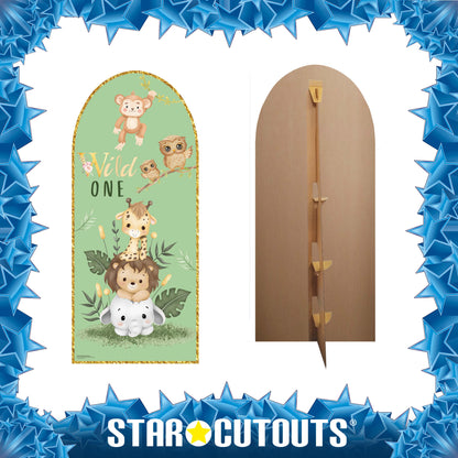 SC4616 Wild One Backdrop Sailboard Cardboard Cut Out Height 185cm