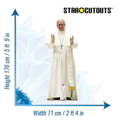 SC4620 Pope Leo XIV - Cardboard Cut Out Height 176cm