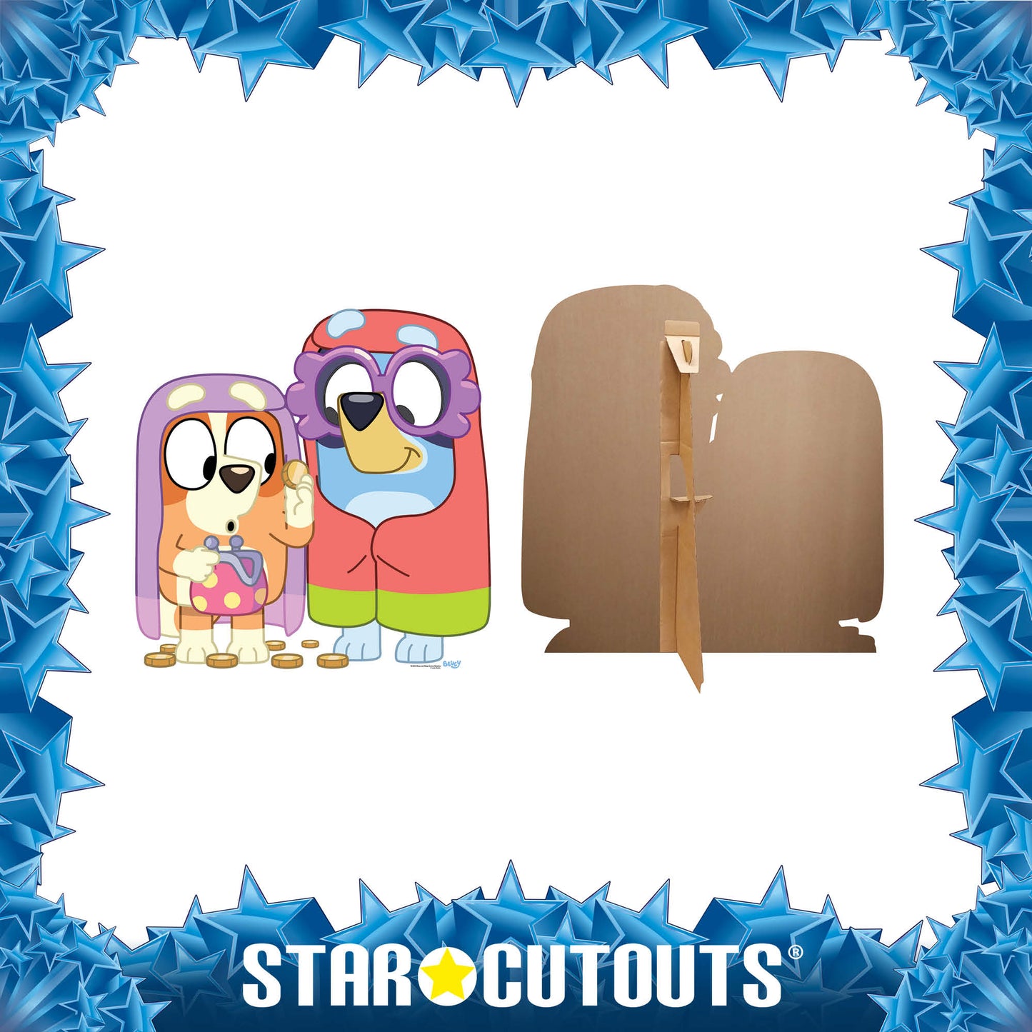 SC4624 Bluey and Bingo Grannies  Cardboard Cut Out Height 91cm