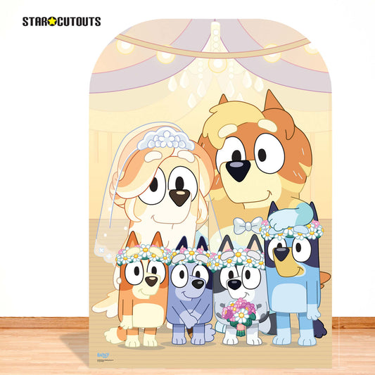 SC4625 Bluey Wedding Stand-In  Cardboard Cut Out Height 131cm