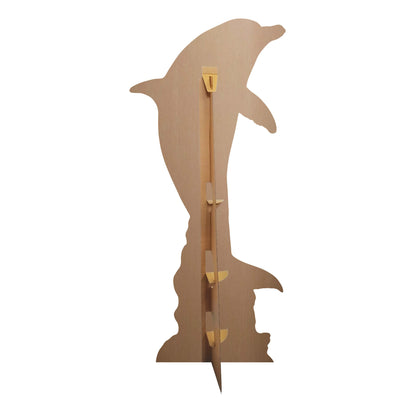 SC4634 Dolphin Leaping From Sea Cardboard Cut Out Height 195cm
