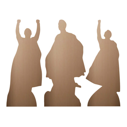 SC4636 Superman Look Up Movie Shelf Top Pack Cardboard Cutouts Height 30cm