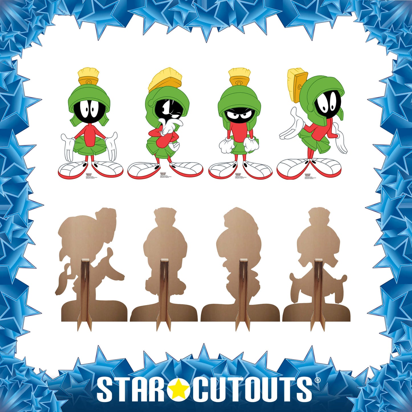 SC4640 Marvin The Martian Star Mini Multi Pack Cardboard Cut Out Height 60cm