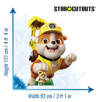 SC4641 Rubble Paw Patrol Cardboard Cut Out Height 131cm