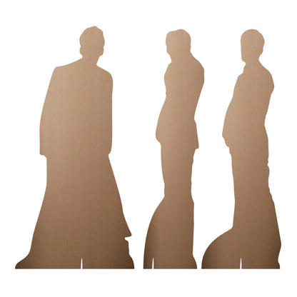SC4643 Doctor Who The Tenth Doctor Shelf Top Set of Three Cardboard Cut Out Height 31cm