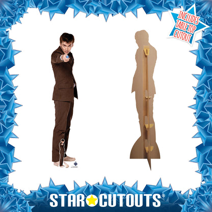 SC4645 Dr Who The Tenth Doctor Pointing Sonic Screwdriver Cardboard Cut Out Height 185cm