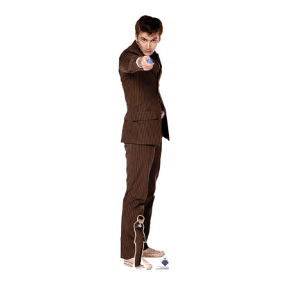 SC4645 Dr Who The Tenth Doctor Pointing Sonic Screwdriver Cardboard Cut Out Height 185cm
