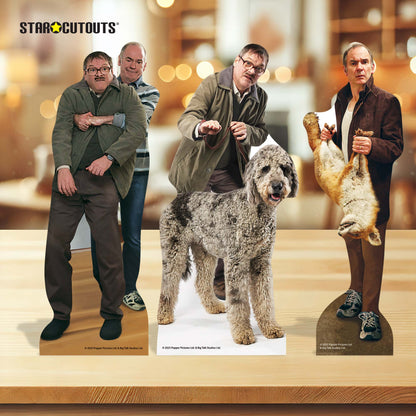 SC4652 Jim Martin Dad  Fox Friday Night Dinner Three Shelf Top Pack Cardboard Cut Out Height 31cm