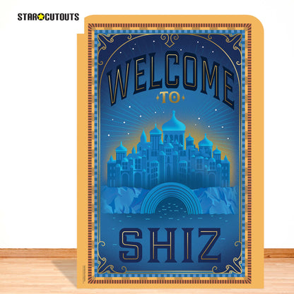 SC4657 Wicked Welcome To Shiz Backdrop Single Cardboard Cut Out Height 133cm