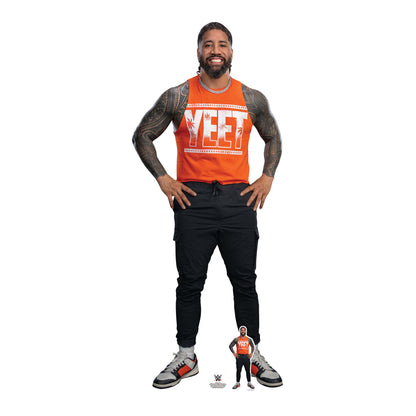 SC4658 Jey Uso Orange YEET - Cardboard Cut Out Height 191cm