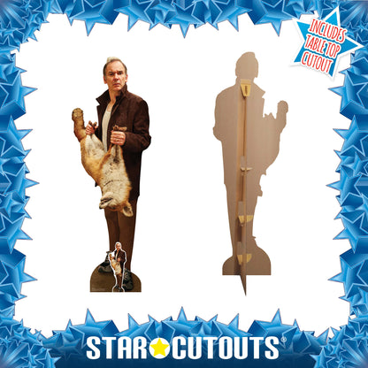 SC4666 Martin with Fox Friday Night Dinner Cardboard Cut Out Height 181cm