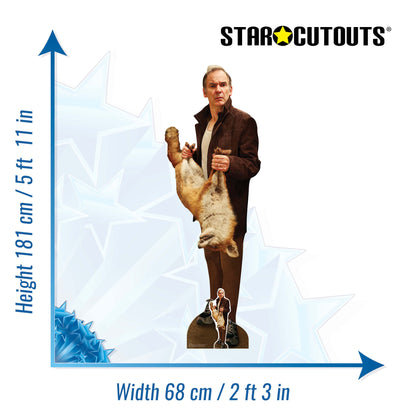 SC4666 Martin with Fox Friday Night Dinner Cardboard Cut Out Height 181cm