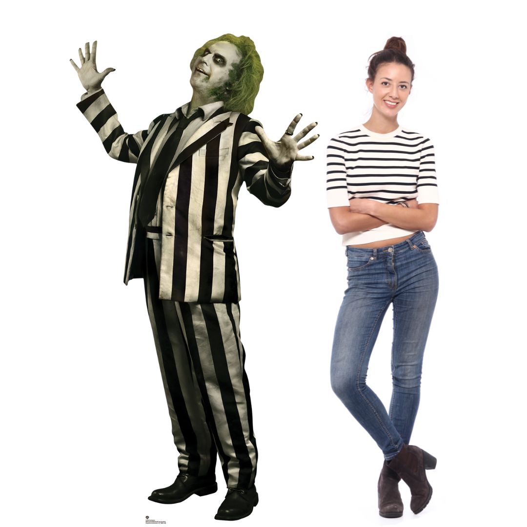 SC4667 Beetlejuice Michael Keaton Beetlejuice Beetlejuice  Cardboard Cut Out Height 178.00cm