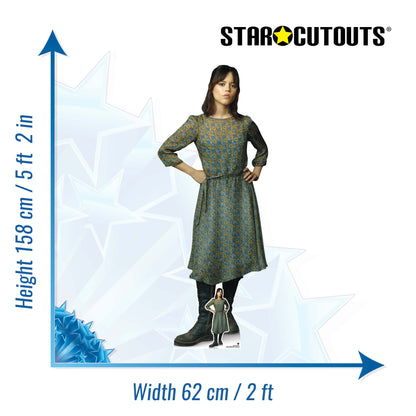 SC4668 Astrid Deetz  Jenna Ortega Beetlejuice Beetlejuice  Cardboard Cut Out Height 158.00cm