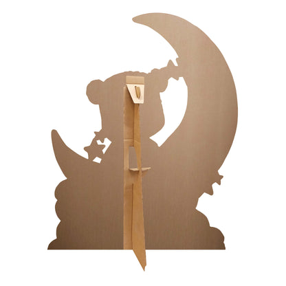 SC4671 Cute Baby Teddy Bear Moon Pink Cardboard Cut Out Height 92cm