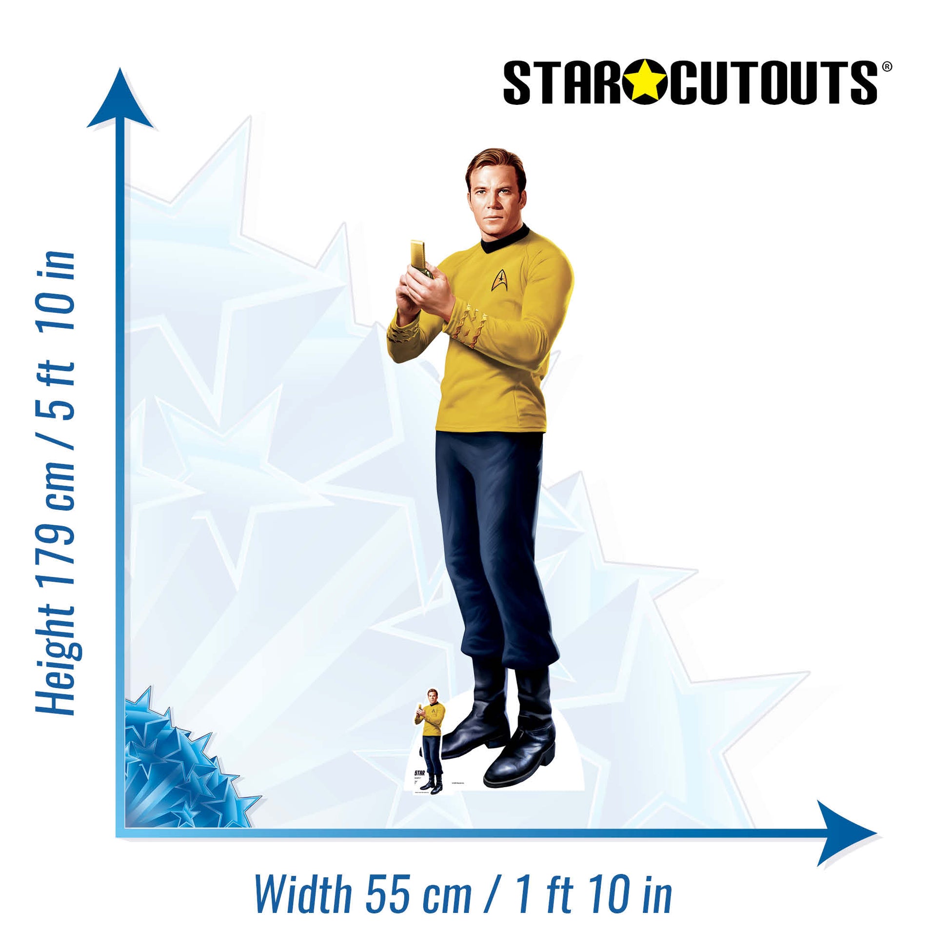 Star Trek Captain Kirk Cardboard Cutout
