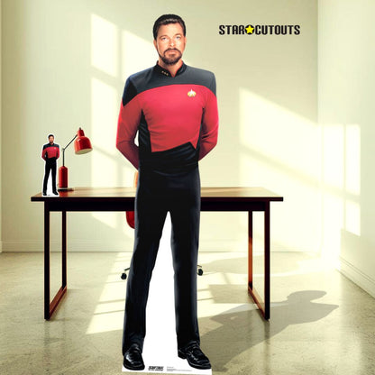 SC4677 William Riker Cardboard Cut Out Height 192cm