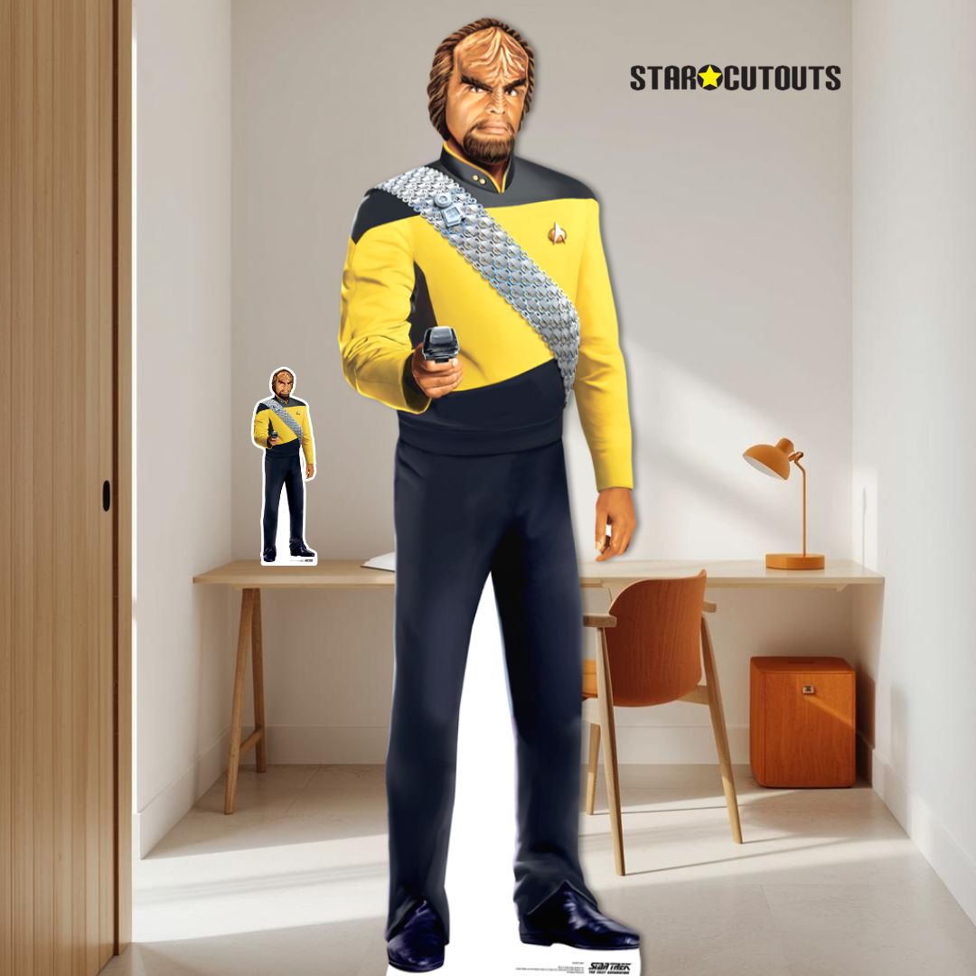 SC4678 Worf Klingon Cardboard Cut Out Height 193cm