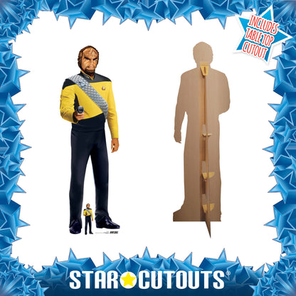 Star Trek Worf Klingon Cardboard Cutout Height 193cm