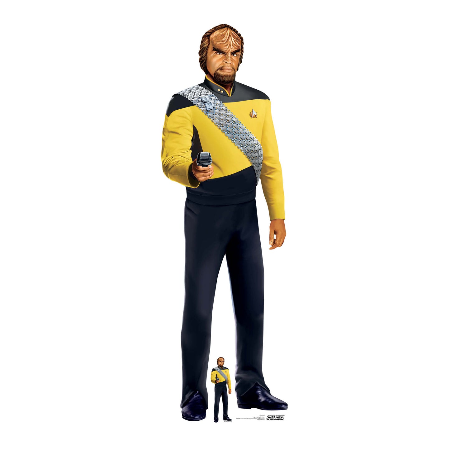 Star Trek Worf Klingon Cardboard Cutout Height 193cm