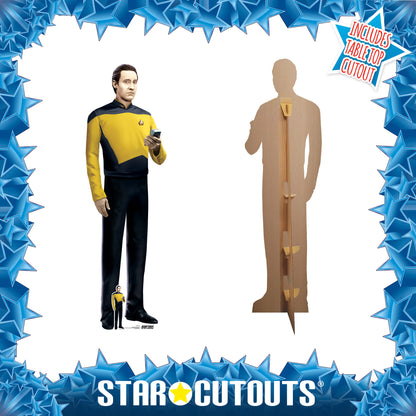 Star Trek Data Cardboard Cutout Height 179cm