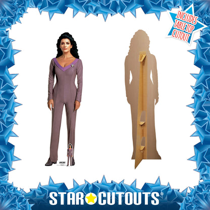 Deanna Troi Cardboard Cutout Star Trek