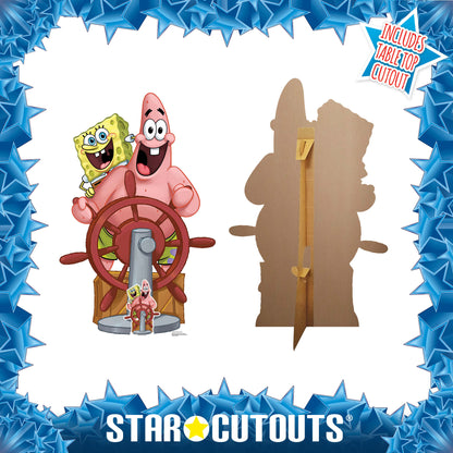 SC4689 SpongeBob and Patrick  Cardboard Cut Out Height 133cm