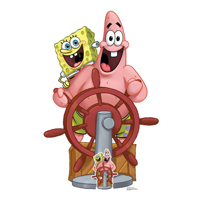 SC4689 SpongeBob and Patrick  Cardboard Cut Out Height 133cm