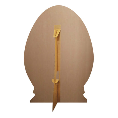 SC4691 Floral Easter Egg  Cardboard Cut Out Height 128cm