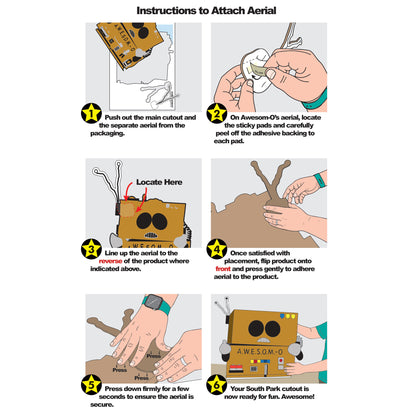 SC4704 South Park Cartman AwesomO  Cardboard Cut Out Height 110cm