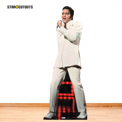 SC4715 ELVIS 68 Special  White Suit If I Can Dream Cardboard Cut Out Height 182cm