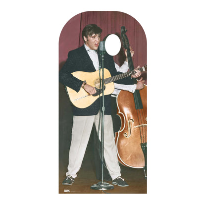 SC4717 Elvis Double Bass Band Stand-In Cardboard Cut Out Height 191cm