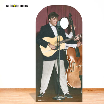 SC4717 Elvis Double Bass Band Stand-In Cardboard Cut Out Height 191cm