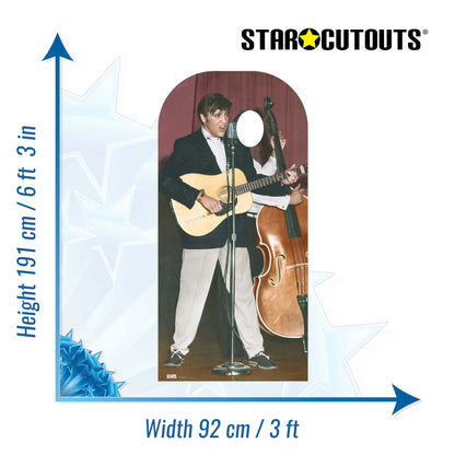 SC4717 Elvis Double Bass Band Stand-In Cardboard Cut Out Height 191cm