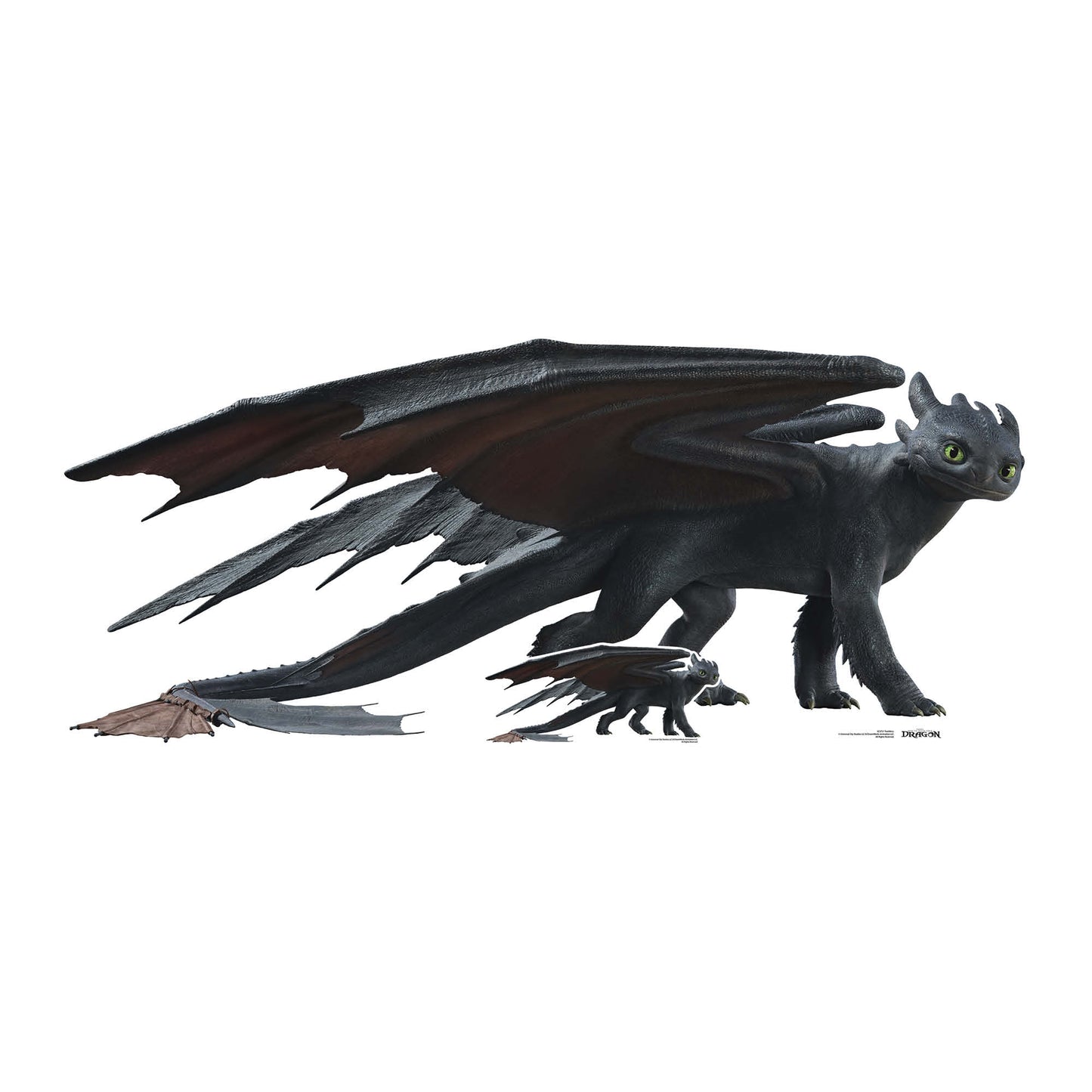 SC4721 Toothless Dragon Live Action Cardboard Cut Out Height 82cm