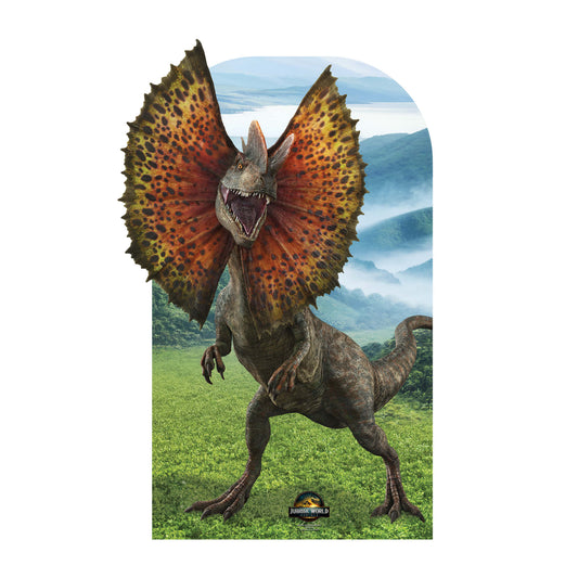 SC4725 Dilophosaurus Stand In Dinosaur Jurassic World Rebirth  Cardboard Cut Out Height 135cm
