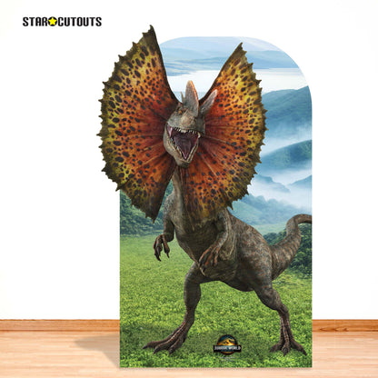 SC4725 Dilophosaurus Stand In Dinosaur Jurassic World Rebirth  Cardboard Cut Out Height 135cm