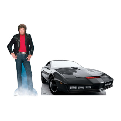 SC4726  Knight Rider and KITT Shelf Top Pack Cardboard Cut Out Height 30cm