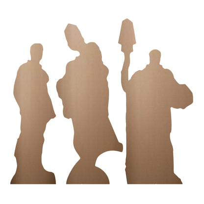 SC4727 Aquaman Jason Momoa Shelf Top Pack Cardboard Cutouts Height 31cm