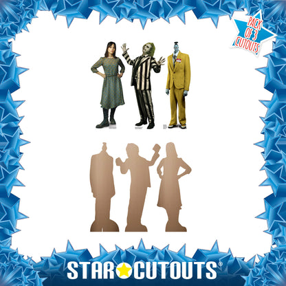 SC4728 Beetlejuice Beetlejuice Shelf Top Pack Cardboard Cutouts Height 30cm
