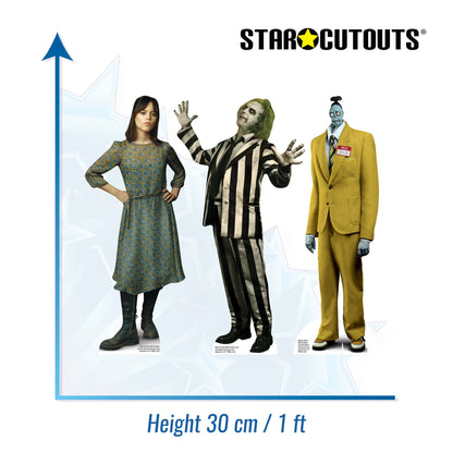 SC4728 Beetlejuice Beetlejuice Shelf Top Pack Cardboard Cutouts Height 30cm
