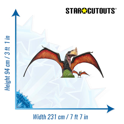 SC4733 Jurassic World Quetzalcoatlus Cardboard Cut Out Height 94cm