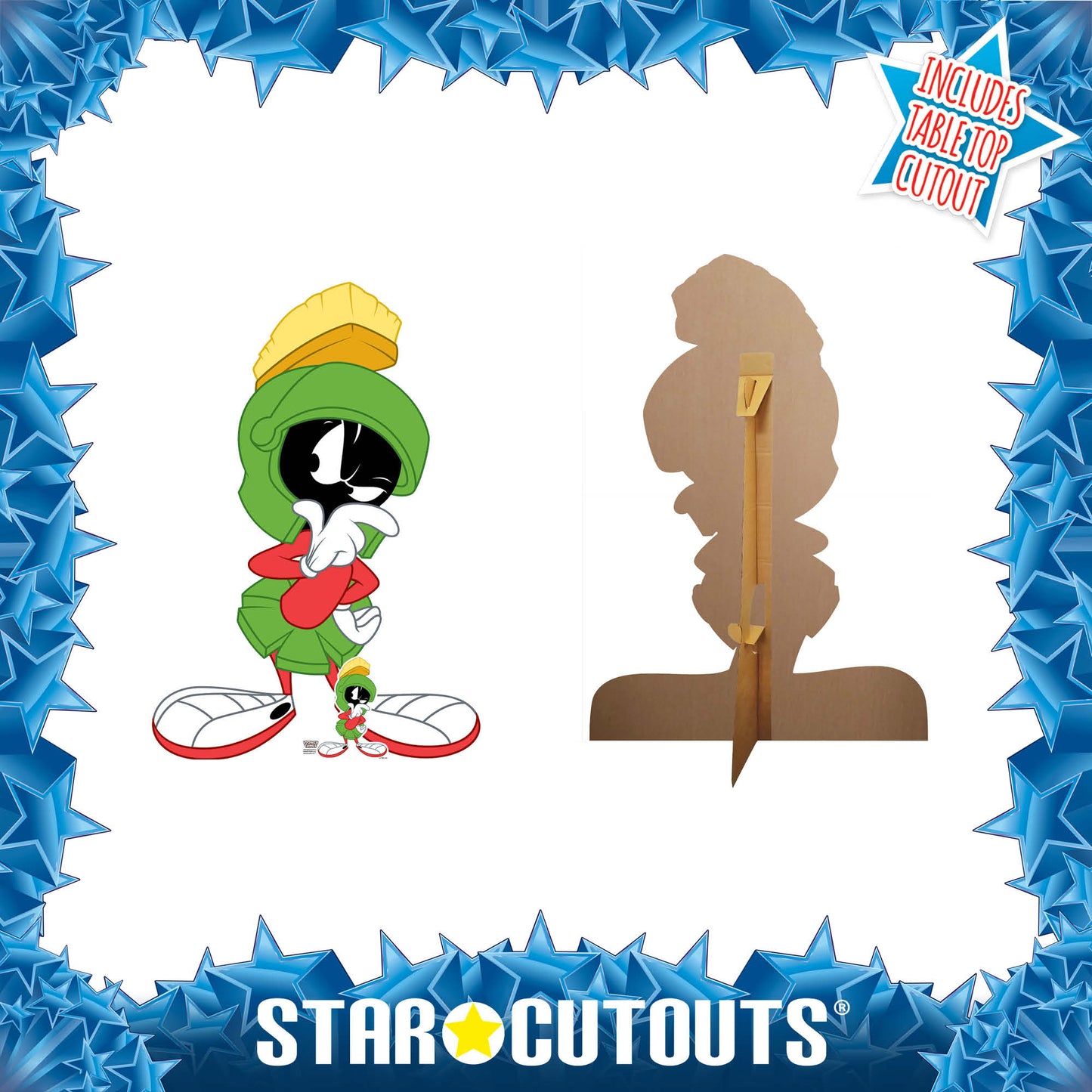 SC4738 Marvin The Martian Hmm Pose Cardboard Cut Out Height 135cm