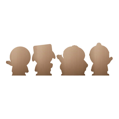 SC4741 South Park Cartman Stan Kyle and Kenny Shelf Top Pack Cardboard Cutouts Height 17cm