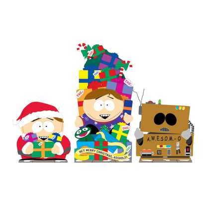 SC4742 South Park Cartman Festive Shelf Top Pack Cardboard Cutouts Height 30cm