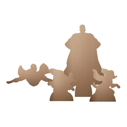 SC4747 Superman Cartoon Four Shelf Top Pack Height 30cm