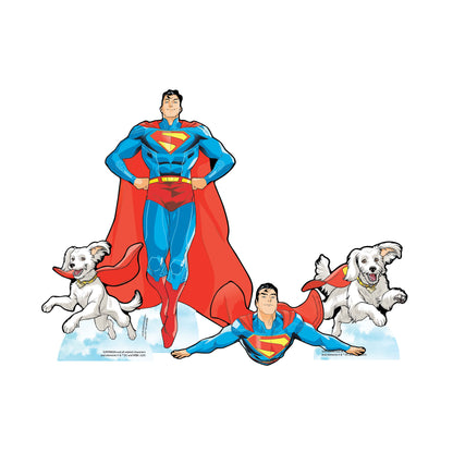SC4747 Superman Cartoon Four Shelf Top Pack Height 30cm