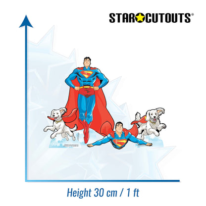SC4747 Superman Cartoon Four Shelf Top Pack Height 30cm