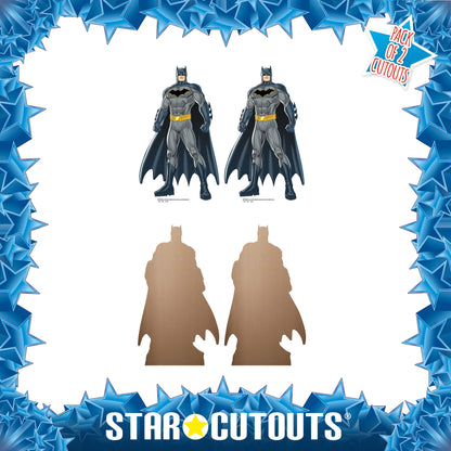 SC4748 Batman Caped Crusader Two Shelf Top Pack Cardboard Cutouts Height 31cm