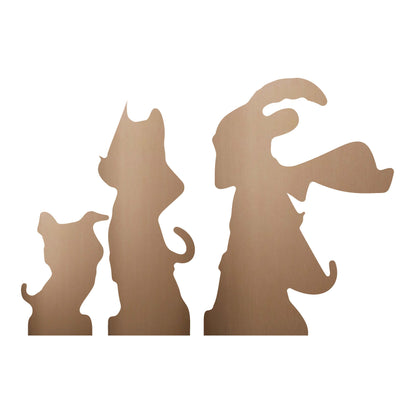 SC4749 Puss in Boots, Kitty Softpaws & Perrito The Last Wish Shelf Top Pack  Cardboard Cutouts Height 29cm